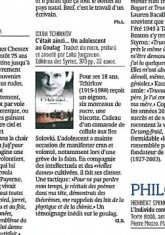 Libération, 2009