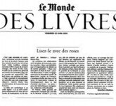 Le Monde des livres, novembre 2010 2